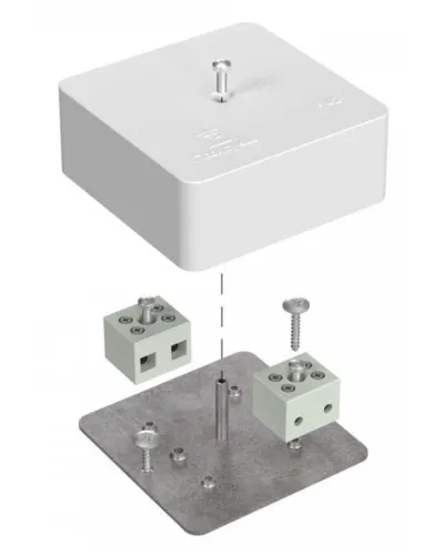 Коробка огнестойкая 75х75х30 (40-0450-FR2.5-4). Коробка огнестойкая для открытой установки. Промрукав в Санкт-Петербурге